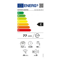 Hotpoint-Ariston NS722UWKPTN hinta ja tiedot | Pyykinpesukoneet | hobbyhall.fi