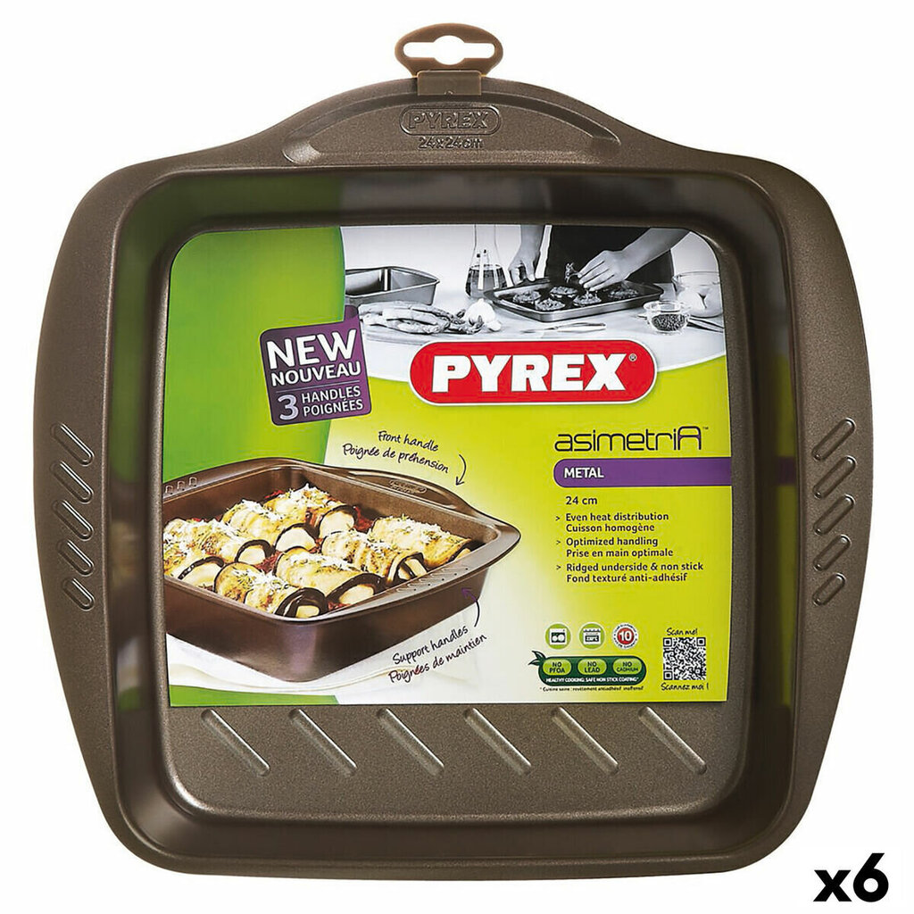 Pyrex-uunivuoka, 24 x 24 cm hinta ja tiedot | Uunivuoat ja leivontavälineet | hobbyhall.fi