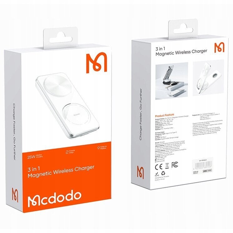 McDonald's 3in1 Qi hinta ja tiedot | Puhelimen laturit | hobbyhall.fi