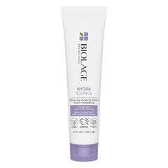 Hiustenkuivausvoide Matrix Biolage Hydrasource Blow Dry Shaping Lotion 150ml hinta ja tiedot | Kampaamotuotteet | hobbyhall.fi