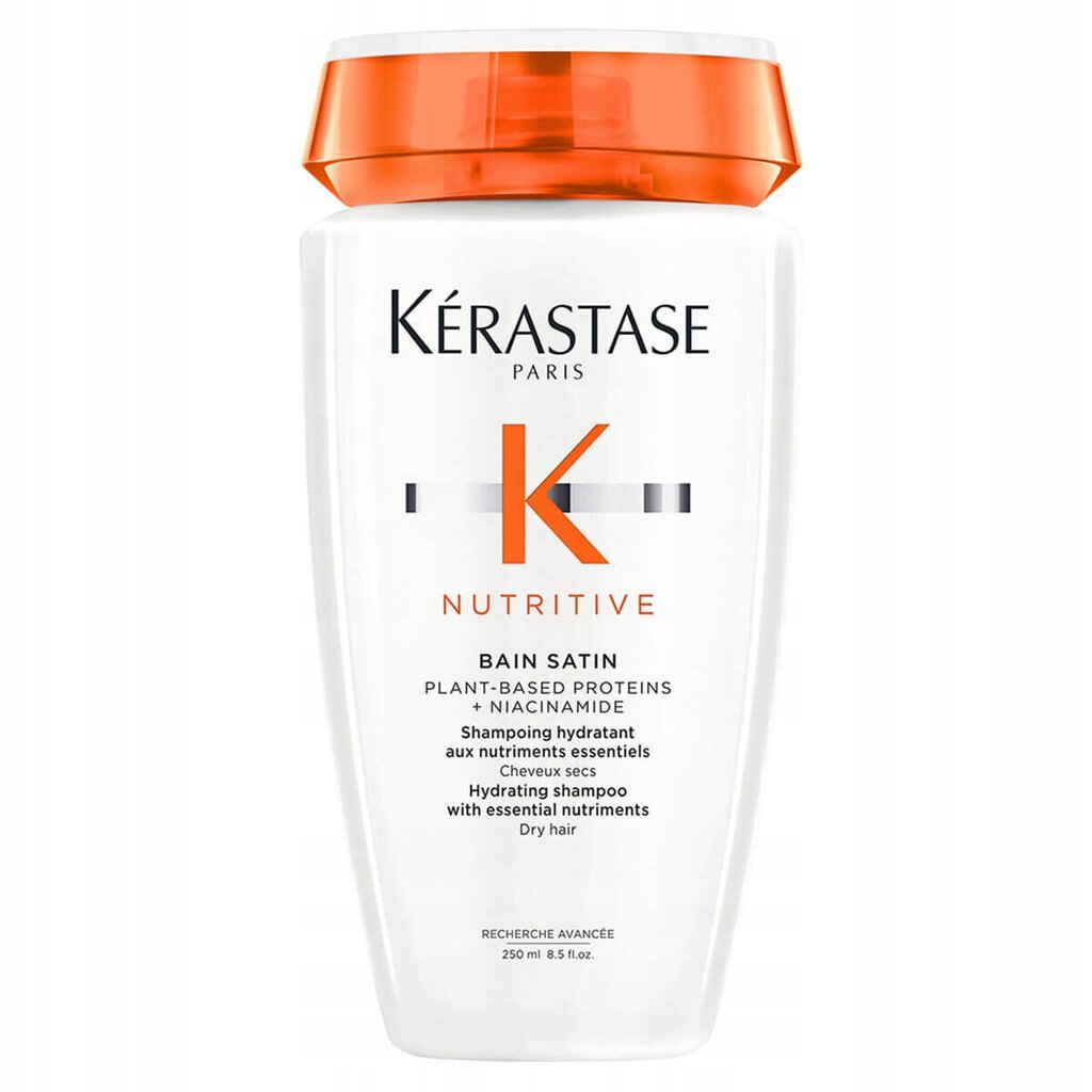 Shampoo normaaleille hiuksille Kérastase Nutritive Bain Satin, 250ml hinta ja tiedot | Shampoot | hobbyhall.fi