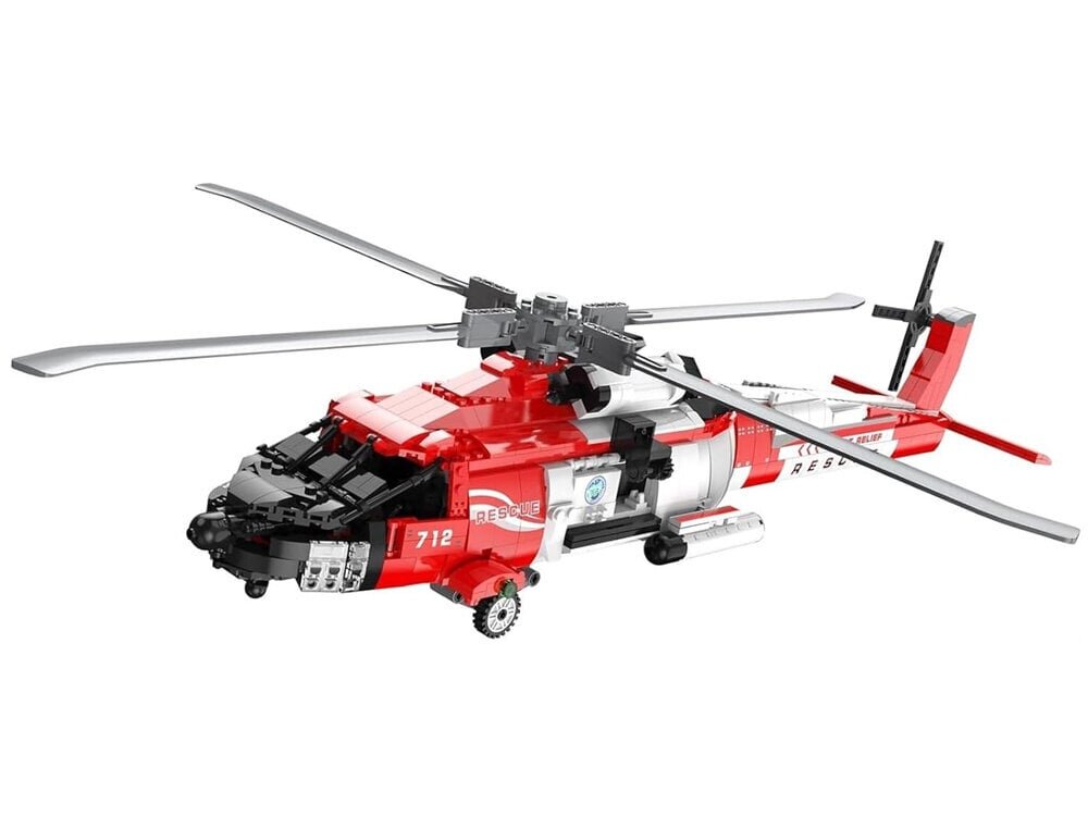 Rakennussetti helikopteri HH-60J Jayhawk 1137 osaa, punainen hinta ja tiedot | LEGOT ja rakennuslelut | hobbyhall.fi