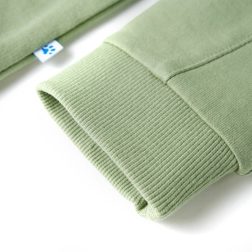 Lasten vetoketjullinen huppari vaalea khaki 116 hinta ja tiedot | Poikien paidat | hobbyhall.fi