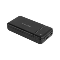 Kruger & Matz 2A, 20000 mAh Varavirtalähde, musta hinta ja tiedot | Kruger & Matz Puhelimet, älylaitteet ja kamerat | hobbyhall.fi