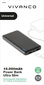 VIVANCO Slim Power Bank 10.000mAh 2xUSB hinta ja tiedot | Varavirtalähteet | hobbyhall.fi