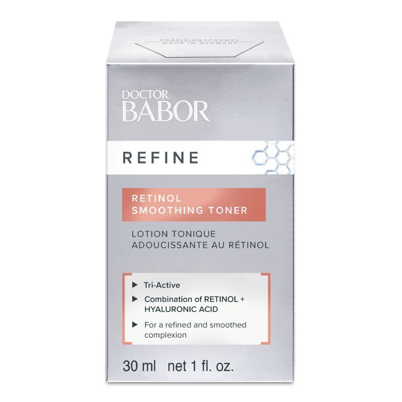 Babor Ryppyjä ehkäisevä kasvovoide retinolilla ja hyaluronihapolla MINI. Retinol Smoothing Toner 30 ml hinta ja tiedot | Kasvoöljyt ja seerumit | hobbyhall.fi