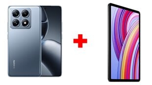 Xiaomi 14T Pro 5G 12/512GB Titan Blue + Xiaomi Redmi Pad Pro 12.1 6GB/128GB Graphite Gray hinta ja tiedot | Matkapuhelimet | hobbyhall.fi