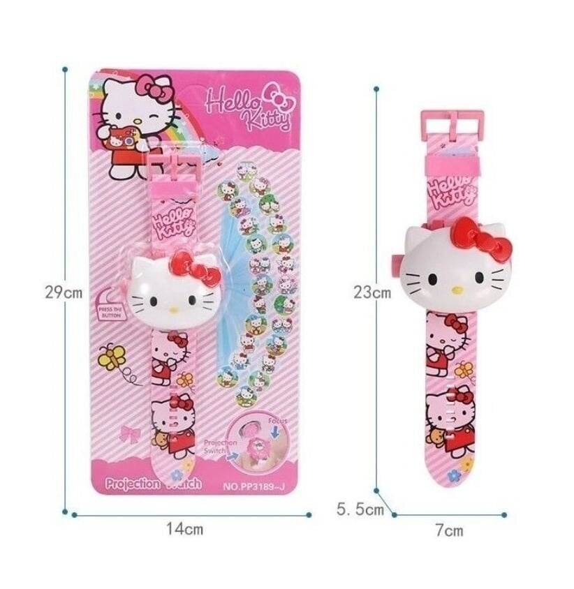 Milando B12 lasten kello projektorilla Hello Kitty hinta ja tiedot | Lasten asusteet | hobbyhall.fi