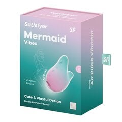 Vibraattori Satisfyer Mermaid Vibes, pinkki/sininen hinta ja tiedot | Vibraattorit | hobbyhall.fi