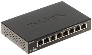 D-Link DES-108/E hinta ja tiedot | Verkkokytkimet | hobbyhall.fi