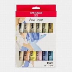 Akryylimaalit, 6 kpl. x 20 ml hinta ja tiedot | Taide- ja askartelutarvikkeet | hobbyhall.fi