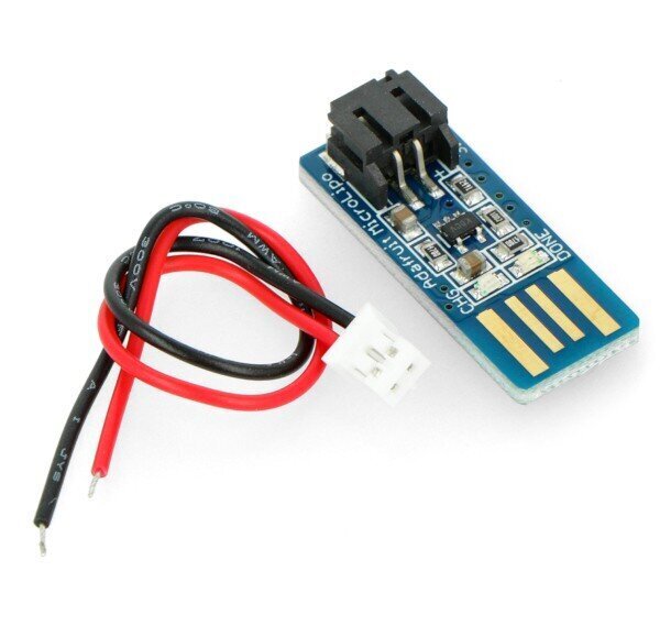 MCP73831, Li-Pol / Li-Ion 1S 3,7 V USB-laturi hinta ja tiedot | Mikrokontrollerit | hobbyhall.fi