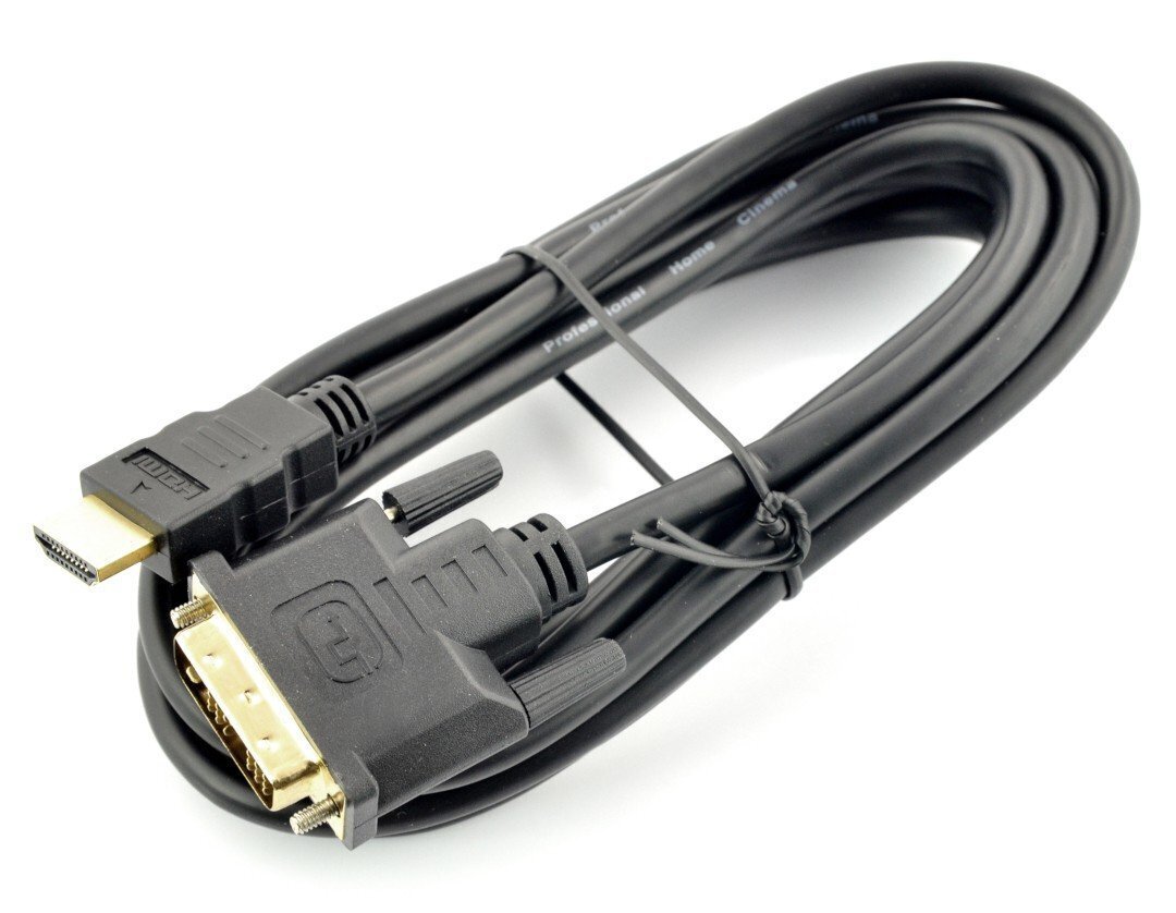 Kaapeli, DVI-HDMI, 3 m hinta ja tiedot | Kaapelit ja adapterit | hobbyhall.fi