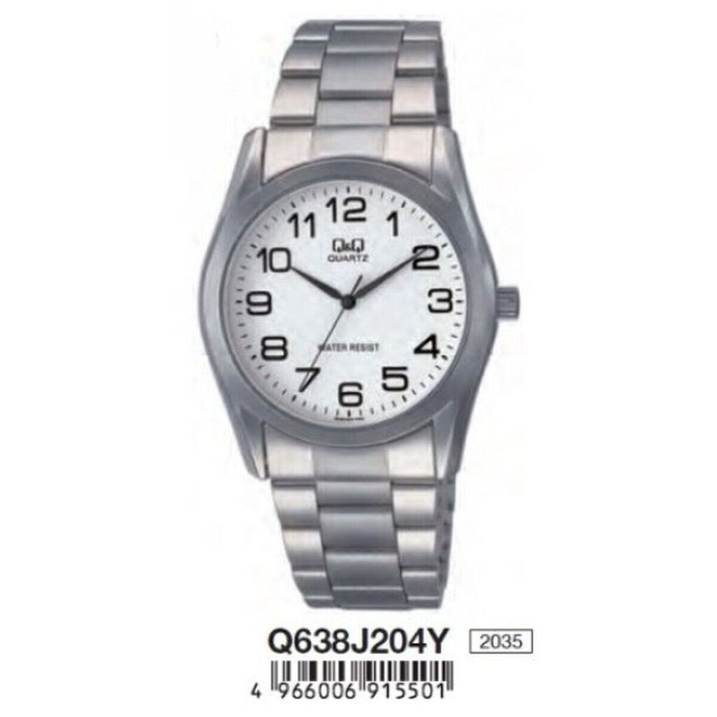 Unisex-kello Q&Q Q638J204Y (Ø 39 mm) hinta ja tiedot | Naisten kellot | hobbyhall.fi