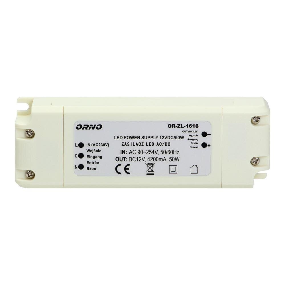 LED-virtalähde 50W 12V DC IP20 - OR-ZL-1616 hinta ja tiedot | Virtalähteet | hobbyhall.fi