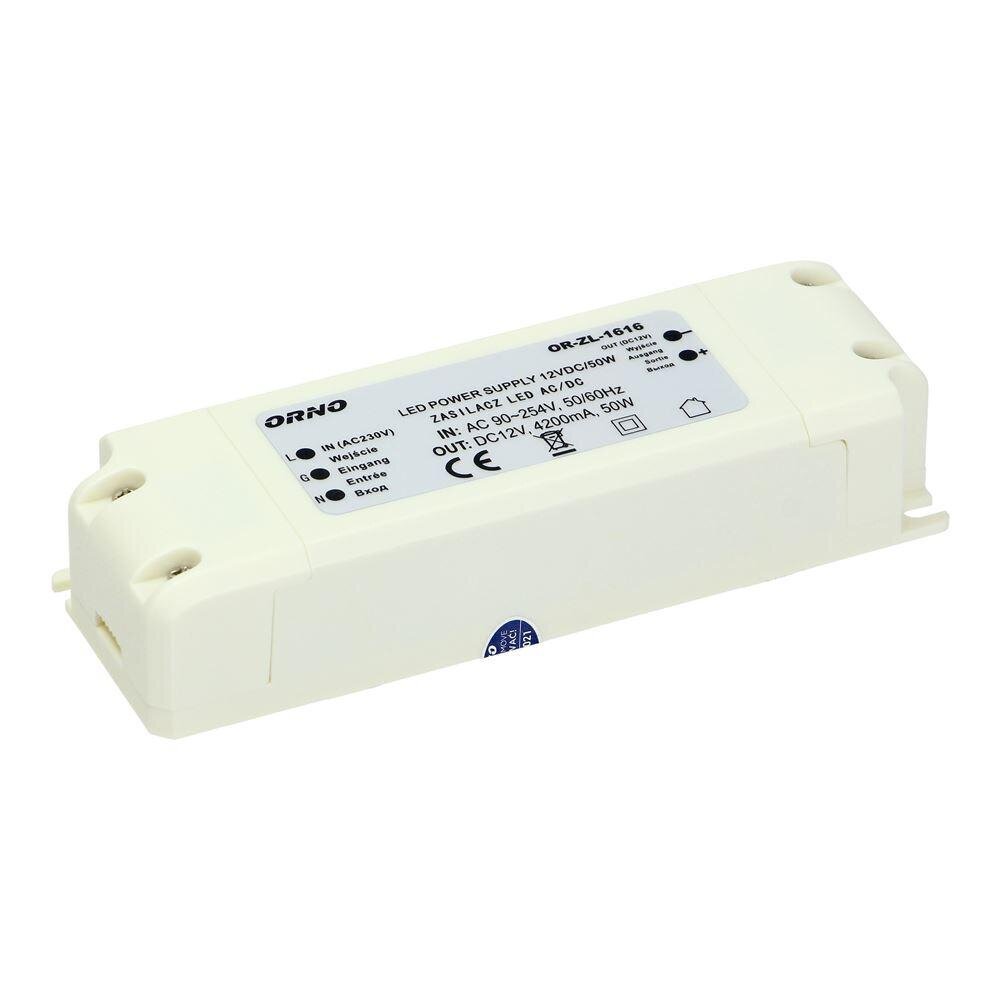 LED-virtalähde 50W 12V DC IP20 - OR-ZL-1616 hinta ja tiedot | Virtalähteet | hobbyhall.fi