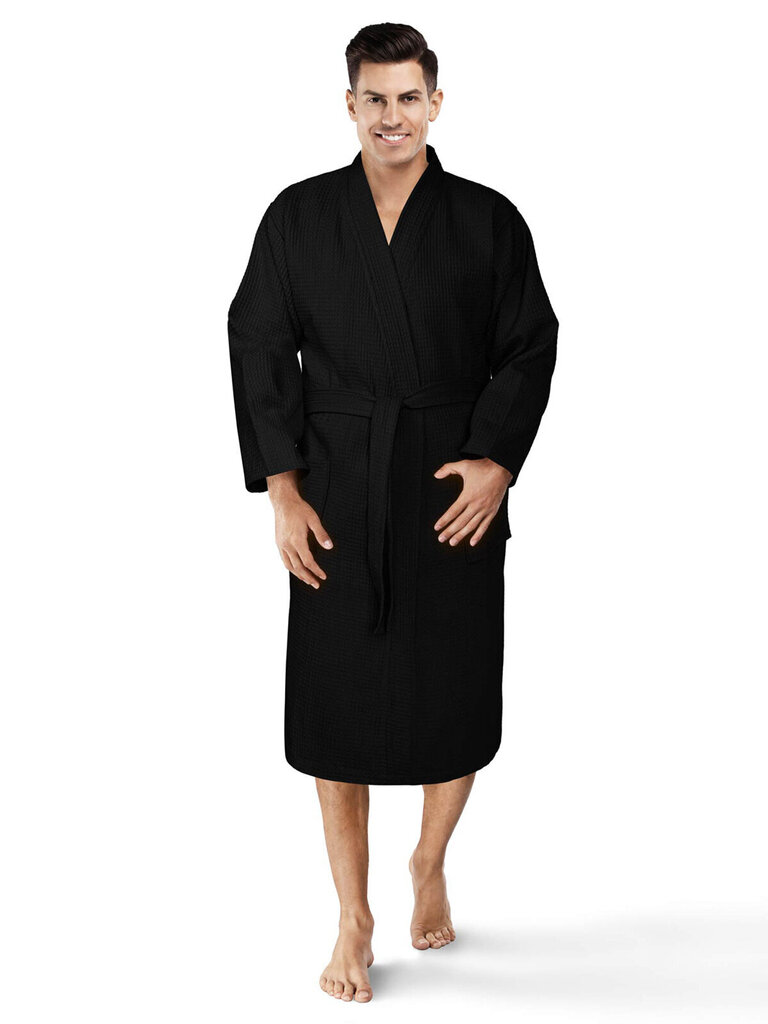 Spiin Robe Unisex A619, musta hinta ja tiedot | Naisten kylpytakit | hobbyhall.fi