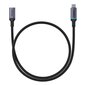 USB-C jatkojohto 10Gbps 0.5m, musta hinta ja tiedot | Kaapelit ja adapterit | hobbyhall.fi