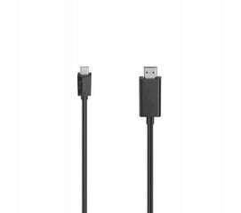 Hama, HDMI/USB-C, 1,5 m hinta ja tiedot | Kaapelit ja adapterit | hobbyhall.fi