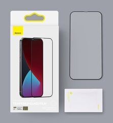 Näytönsuoja Baseus 2x Full screen 0,25 mm karkaistu lasi kehyksellä iPhone 12 mini hinta ja tiedot | Näytönsuojakalvot ja -lasit | hobbyhall.fi