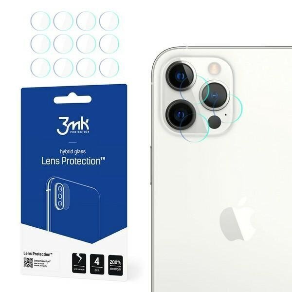 Kameran näytönsuoja 3MK FlexibleGlass Lens, Apple iPhone 12 Pro Max. hinta ja tiedot | Näytönsuojakalvot ja -lasit | hobbyhall.fi
