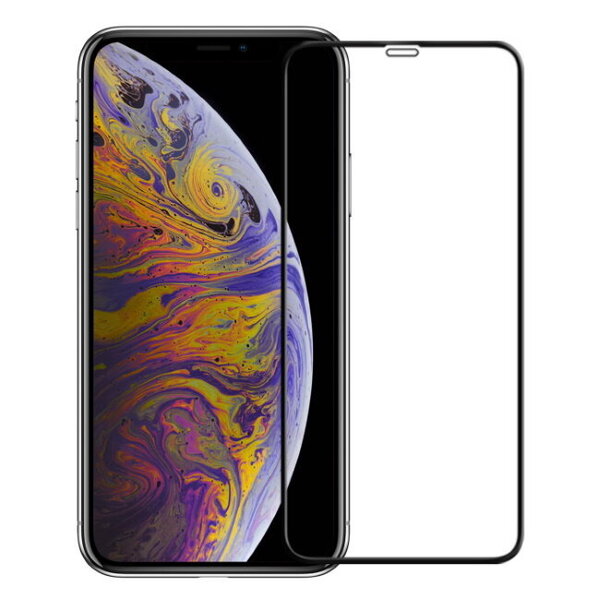 Riff 5D 0.3mm Suojalasi mustalla kehyksellä Apple iPhone X/ iPhone XS/ iPhone 11 Pro