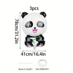 "viehättävä panda" 5 hinta ja tiedot | Juhlakoristeet | hobbyhall.fi