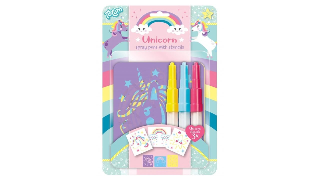 TOTUM luova setti Unicorn Spray Pens hinta ja tiedot | Taide- ja askartelutarvikkeet | hobbyhall.fi