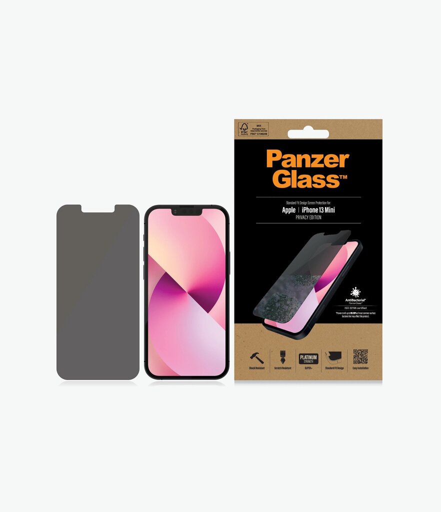 PanzerGlass iPhone 2021 5.4” Privacy, hinta ja tiedot | Näytönsuojakalvot ja -lasit | hobbyhall.fi