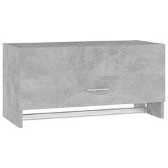 Vaatekaappi, betoninharmaa, 70x32,5x35 cm hinta ja tiedot | Kaapit | hobbyhall.fi