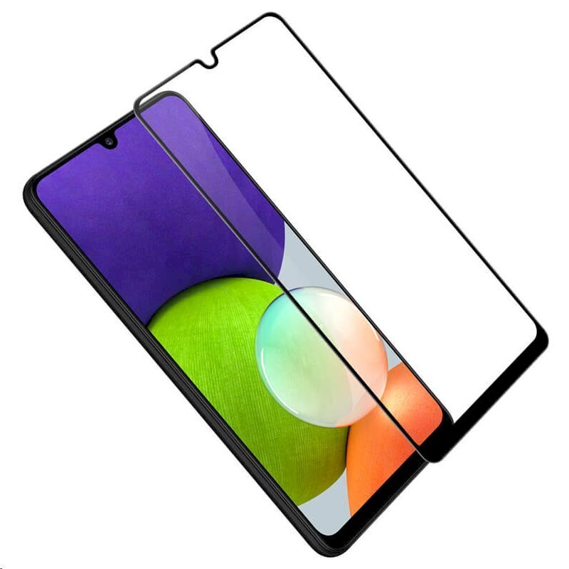 Nillkin Tempered Glass 2.5D CP + PRO Black Samsung Galaxy A22 4G:lle. hinta ja tiedot | Näytönsuojakalvot ja -lasit | hobbyhall.fi
