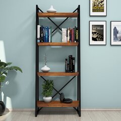 Vapaasti seisova hylly Kalune Design Alaro Ladder, ruskea/musta hinta ja tiedot | Hyllyt | hobbyhall.fi