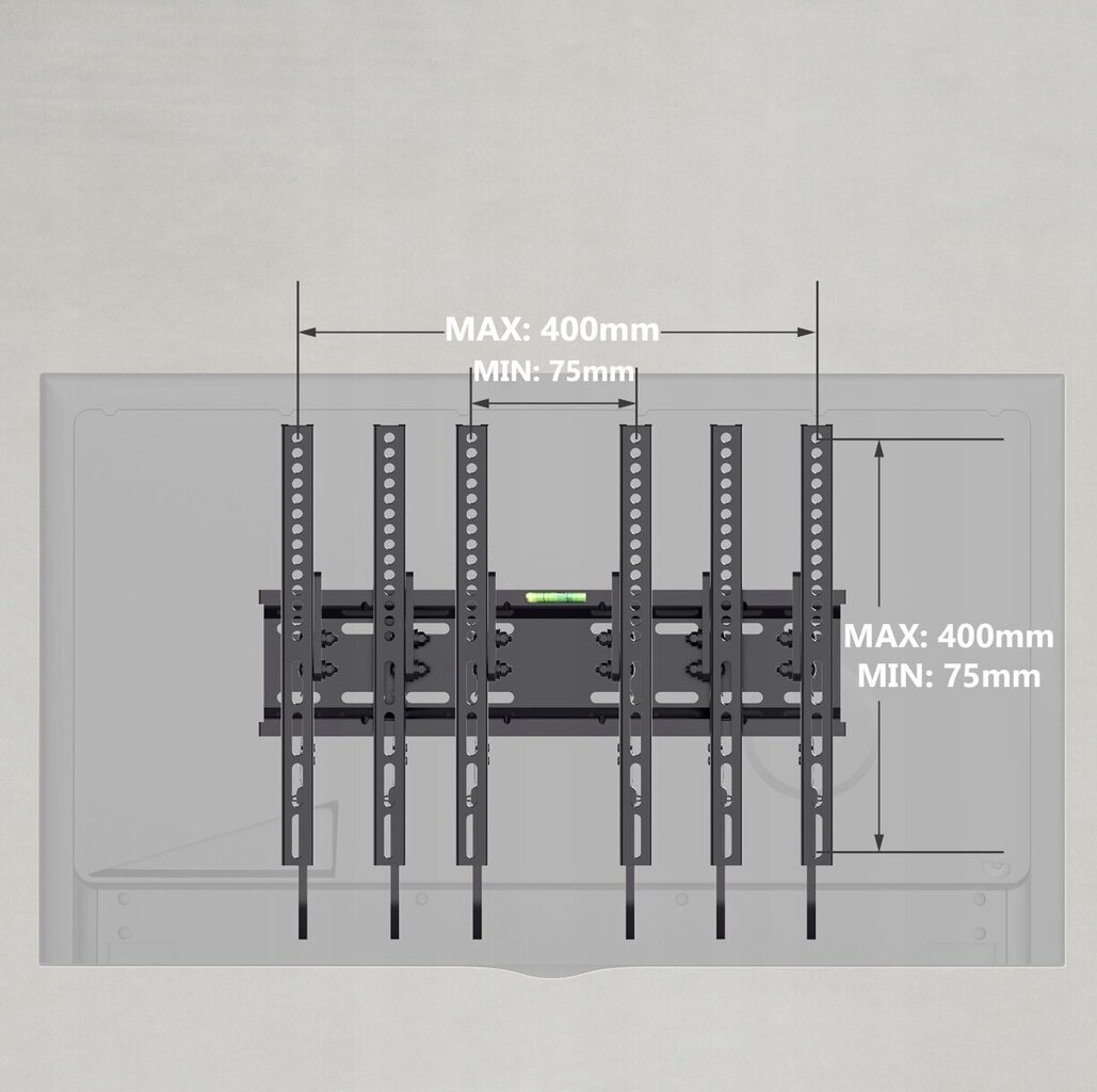 TV-teline MightyMount, 23-55" hinta ja tiedot | TV-seinätelineet | hobbyhall.fi
