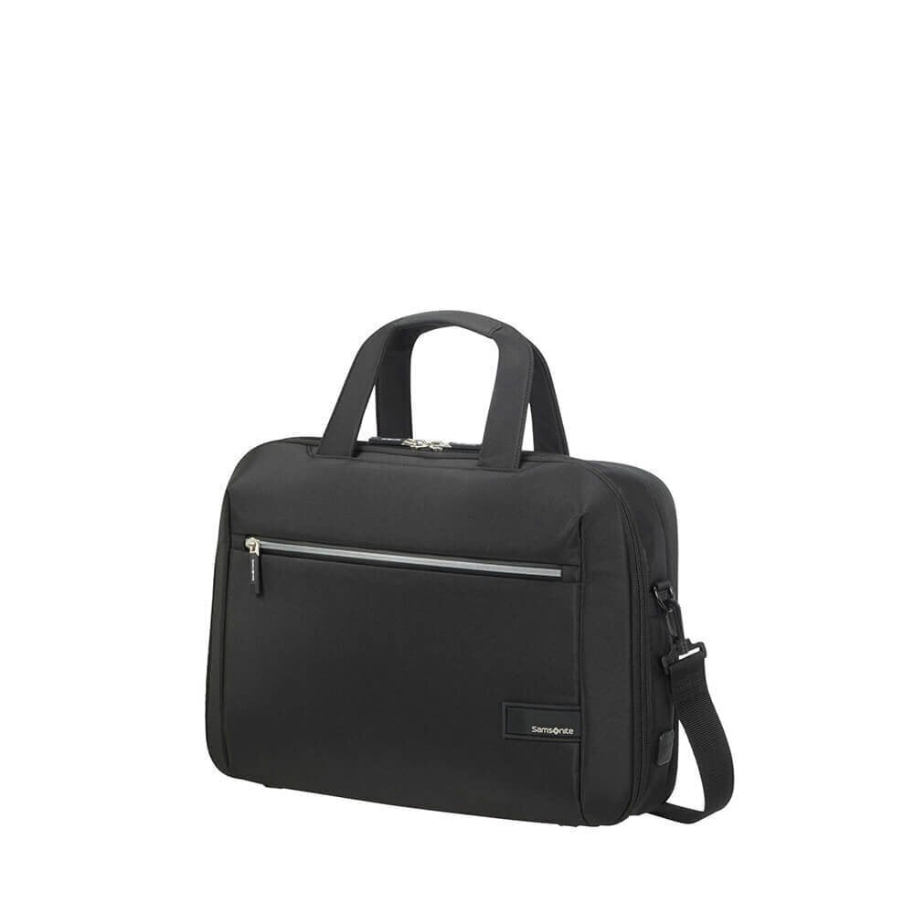 SAMSONITE Tietokonelaukku Litepoint 15.6 EXP Bailhandle Black hinta ja tiedot | Tietokonelaukut | hobbyhall.fi