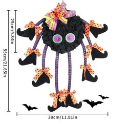 Halloween-seppele, musta, 50*55cm hinta ja tiedot | Juhlakoristeet | hobbyhall.fi