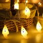 Halloween-lepakkovalot, kurpitsalepakko-koristevalot, 20 LED-halloween-koristevaloa, Halloween-valonauhat hinta ja tiedot | Jouluvalot | hobbyhall.fi