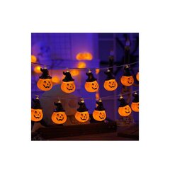 Halloween-lepakkovalot, kurpitsalepakko-koristevalot, 20 LED-halloween-koristevaloa, Halloween-valonauhat hinta ja tiedot | Jouluvalot | hobbyhall.fi