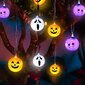 Halloween-lepakkovalot, kurpitsalepakko-koristevalot, 20 LED-halloween-koristevaloa, Halloween-valonauhat hinta ja tiedot | Jouluvalot | hobbyhall.fi