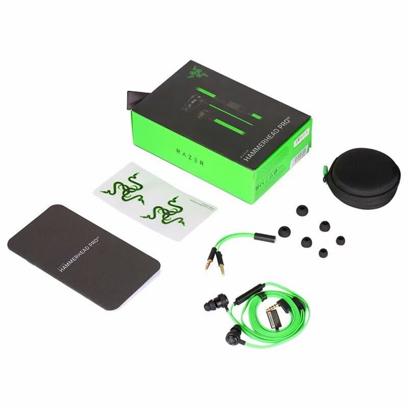 Razer Hammerhead Pro V2: Ammattimaiset in-ear-kuulokkeet hienostuneeseen ääneen hinta ja tiedot | Kuulokkeet | hobbyhall.fi