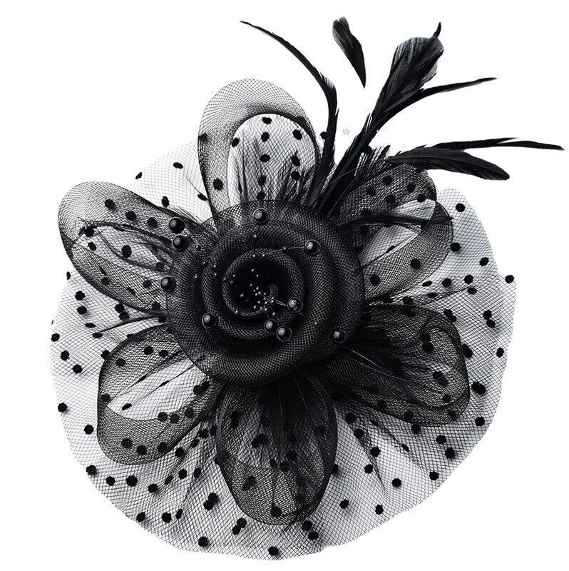 Naisten juhlatilaisuus Fascinator Hat Plumed Hat hinta ja tiedot | Naisten päähineet | hobbyhall.fi