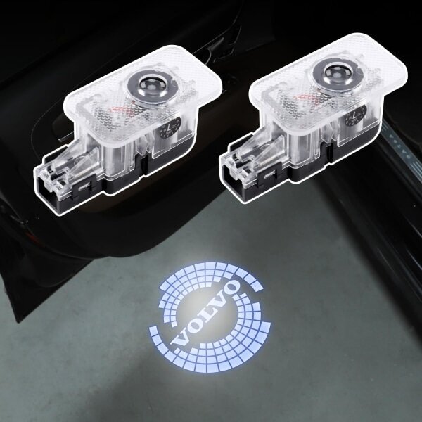 Auton oven LED-valologoprojektori Volvo XC90 XC60 XC40 S90 S60 V90 V60 hinta ja tiedot | Lisätarvikkeet autoiluun | hobbyhall.fi