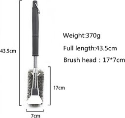 BBQ-grillin puhdistusharja hinta ja tiedot | Grillitarvikkeet ja -välineet | hobbyhall.fi