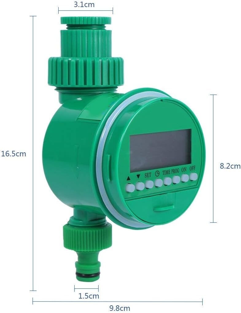 Automaattinen sähköinen vesiajastin Kasteluajastinohjain Kotipuutarhan kastelulaitteet hinta ja tiedot | Puutarhatyökalut | hobbyhall.fi