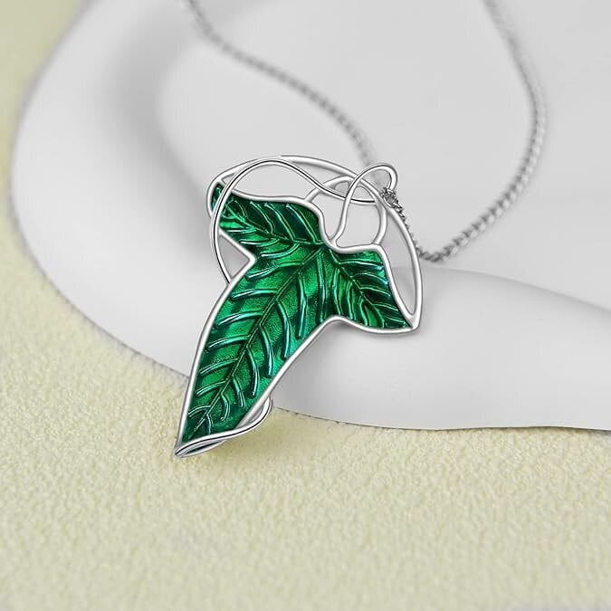 Fairy Green Leaf kaulakoru riipus kaulakoru Cubic Zirkonia hinta ja tiedot | Kaulakorut | hobbyhall.fi