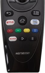 Magic Remote AN-MR20GA, AKB75855501 2020 LG Smart TV:lle ääniohjauksella, hiiritoiminnolla, suorapainikkeet Netflixille hinta ja tiedot | Kannettavien tietokoneiden lisätarvikkeet | hobbyhall.fi