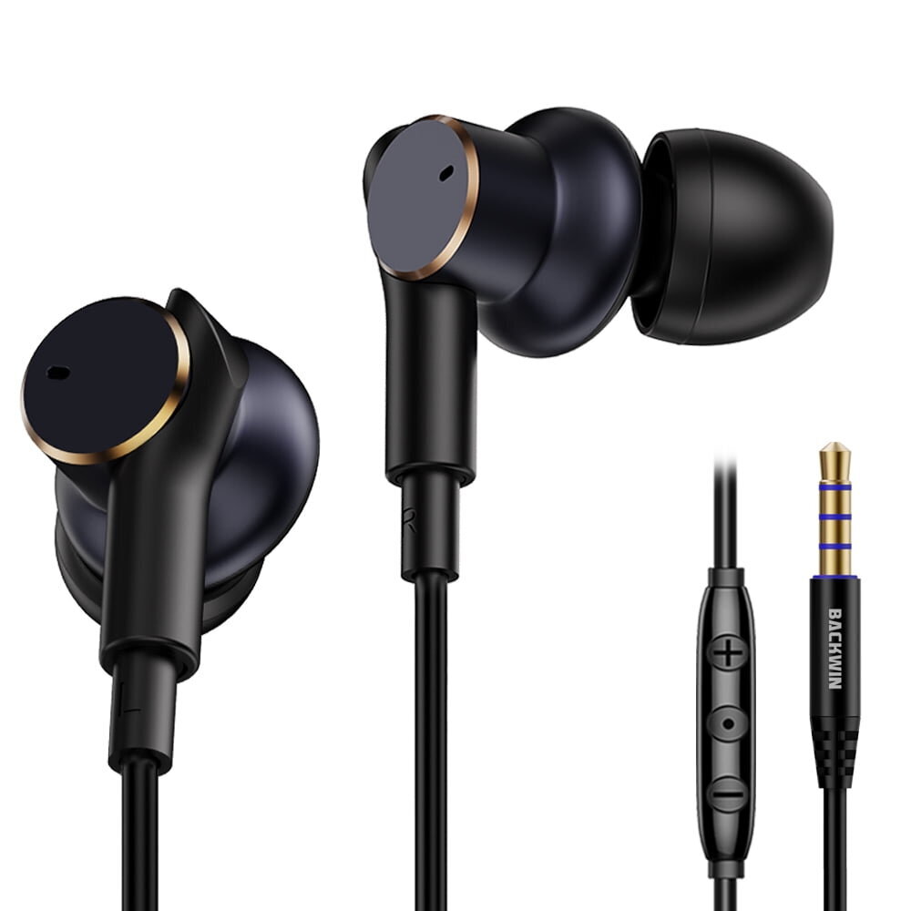 Langalliset Kuulokkeet, Joissa [Neljä Vetoyksikköä], 3,5 Mm:N Kuulokkeiden Äänieristys Earbuds Bass Boost, 3,5 Jack Stereo Hd -Äänenvaimennus Lankakuulokkeet Mikrofonilla hinta ja tiedot | Kuulokkeet | hobbyhall.fi