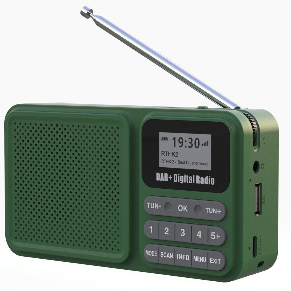 Dab-Radio, Jossa On Bluetooth-Kortin Luku U-Levy, Korkea Kustannustehokkuus Ja Superpromootio hinta ja tiedot | Kelloradiot ja herätyskellot | hobbyhall.fi