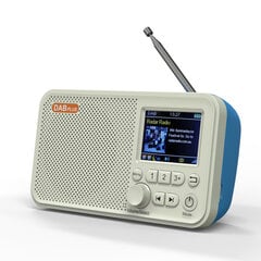 European Dab Digital Radio 2,4 Tuuman Värinäyttö Bluetoothilla Ja Tf-Kortilla Mp3-Soitin Sisäänrakennetulla Akulla hinta ja tiedot | Kelloradiot ja herätyskellot | hobbyhall.fi