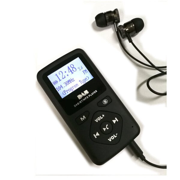 European Pocket Fm/Dab Radio, Lcd-Näyttö Tuki Bluetooth Mp3-Toistotoiminto