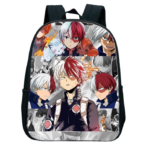 12 tuuman koulureppu Shoto Todoroki Print Academia Boku No Hero Academia Anime Boys -reppu kouluun Bookbag Sac A Dos